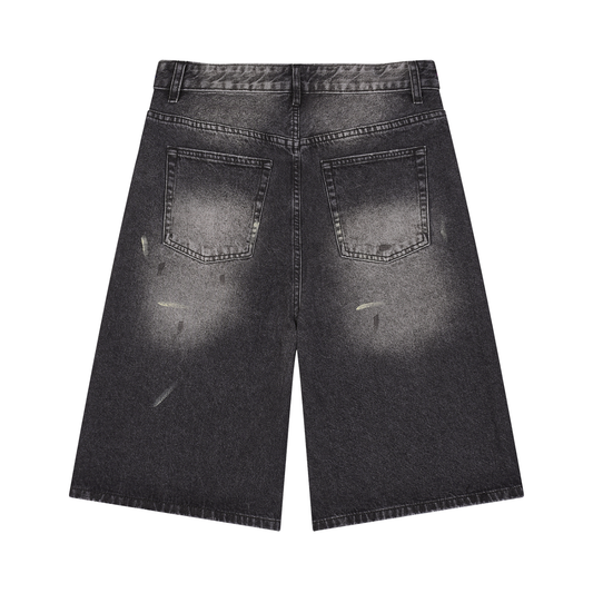 KYPs graphic Denim Shorts