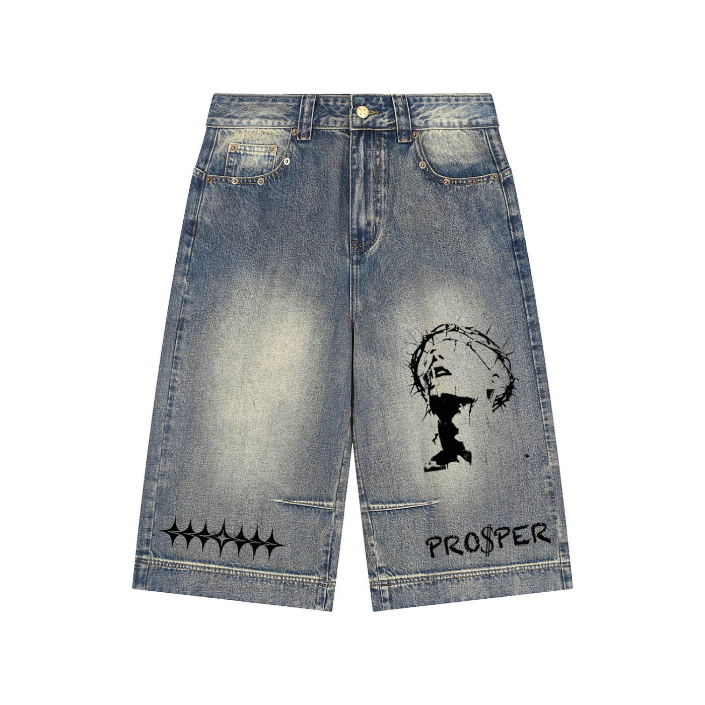 KYP's Baggy Denim Shorts